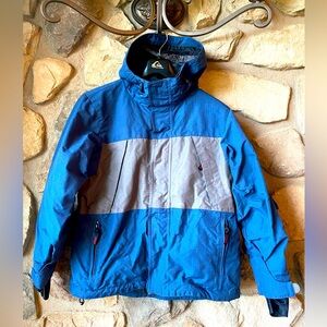 World Industries kids large blue and grey snowboard jacket